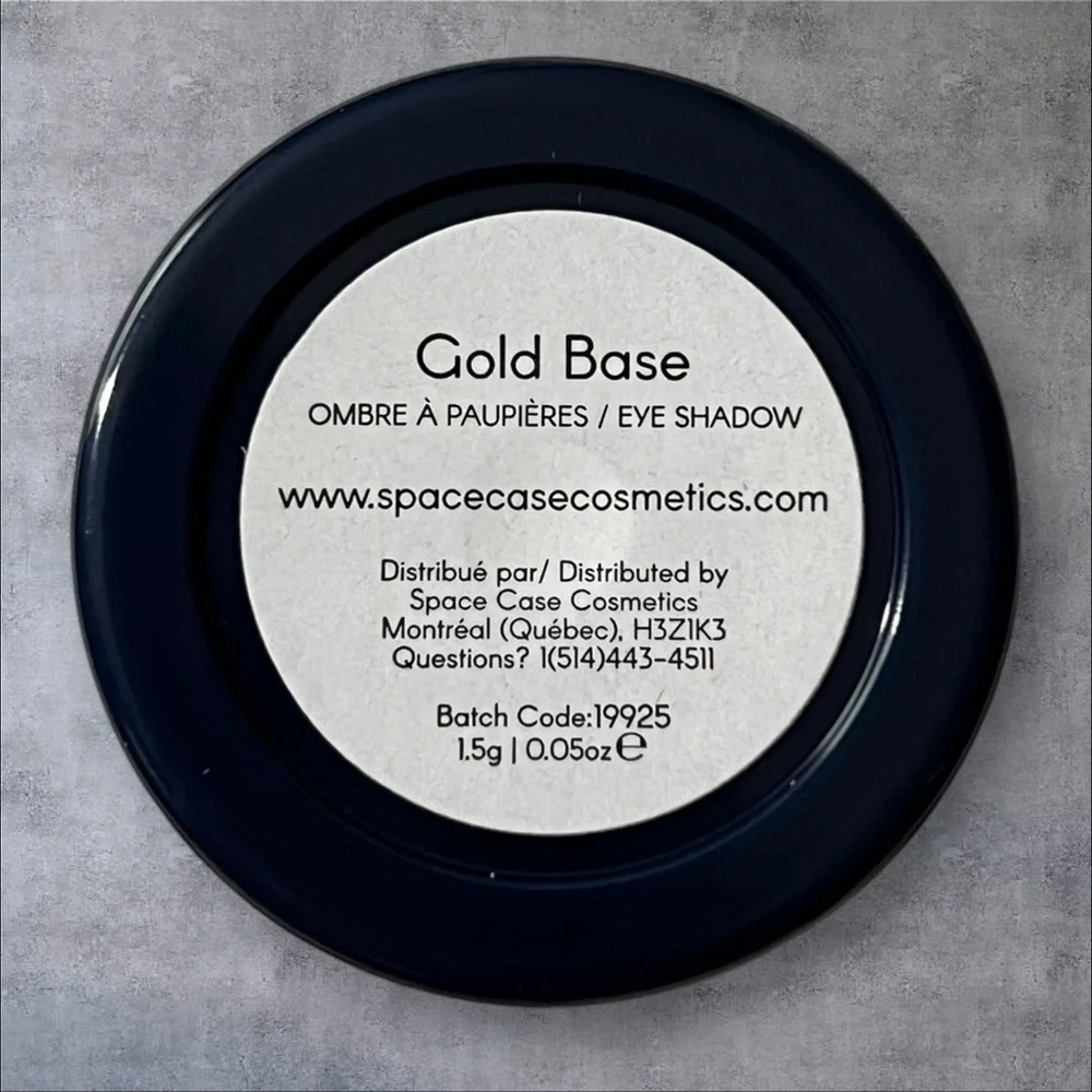 Space Case Cosmetics Eye Shadow, “Gold Base”